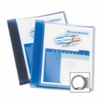 Avery Consumer Products Flexible Presentation Binder- View Pocket- 1in. Cap- Gray