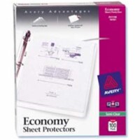 Avery Consumer Products Sheet Protectors- Economy Weight- 11in.x8-.50in.- Semi-clear