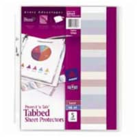Avery Consumer Products Protect ft.N Tab Sheet Protectors- 5 Tab- 11in.x8-.50in.- Clear