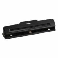 Swingline  Economy Punch- 3 Holes- .28in. Size- 10 Sheets- Black