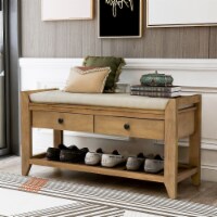 Storage Benches in Solid Wood for Home or Office Use