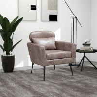 Accent Chairs in Bronzing suede for Home or Office Use