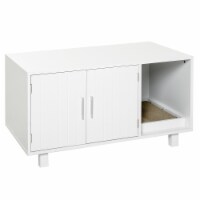 Simplie Fun Versatile Cat Box Ensemble Home Decor, Pet Privacy, Odor Control Perspective: Main