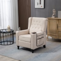 Recliners/Massage Chairs in Linen for Home or Office Use