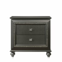Kaitlyn Nightstand, Metallic Gray 27283