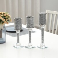 Exquisite 3 Piece Candle Holder Set