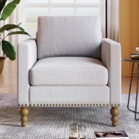 Accent Chairs in Linen for Home or Office Use