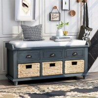 Storage Benches in Solid Wood for Home or Office Use