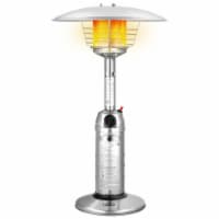 Hivvago 11 000BTU Portable Tabletop Patio Stainless Steel Standing Propane Heater Perspective: Main