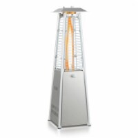 Hivvago 9500 BTU Portable Stainless Steel Tabletop Patio Heater with Glass Tube Perspective: Main