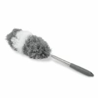 Cook Pro Microfiber Duster with Telescopic Handle White & Gray Perspective: Main