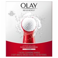 Olay Regenerist Facial Cleansing Brush with 2 Exfoliating Brush Heads Pack of 1 Perspective: Main