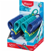 Maped 4.75  Kidicut Spring-Assisted Plastic Safety Scissors Blunt Tip Assorted Colors Pack