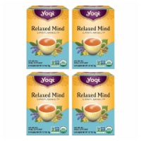 Yogi Relaxed Mind Tea - 16 Bags - Calming Organic Herbal Blend with Ashwagandha & Lavender Perspective: Main