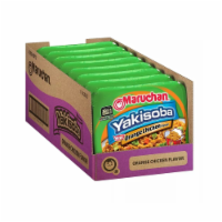 Maruchan Yakisoba Orange Chicken, Japanese Instant Ramen Noodles, 4.23 Oz, 8 Count Perspective: Main