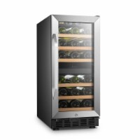 LW28D - 15 Inch Dual Zone Compressor Wine Cooler, 28 Bottle Capacity