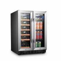 LB36BD  Dual Zone  Compressor Wine Cooler, 18 Bottle 55 Can Capacity