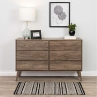 Ergode Milo 6-drawer Dresser, Drifted Gray