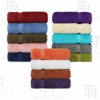 10-Pack: Absorbent 100% Cotton Kitchen Cleaning Dish Cloths 12x12 Face Wash Cloth