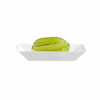 Packnwood  6.6 x 5.1 x 1.1 in. Eco-Design Sugarcane Plate&#44; White