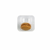Packnwood  Macaron Inserts with Clip Closure - 2.5 x 2.6 x 1 in.