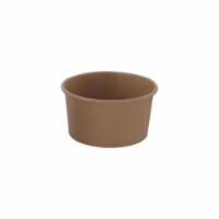 Packnwood 6.5 oz. Brown Kraft Hot & Cold Paper Cup