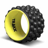 TRAKK ACCU-WHEEL Foam Roller Recovery Wheel for Full Body Pain Relief, Black
