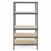 Trestles 723618-500 36 x 72 In Boltless 5 Tier Adjustable Storage Shelving Unit