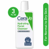 CeraVe Hydrating Facial Cleanser, Travel Size Face Wash For Dry Skin, Fragrance-Free Perspective: Main
