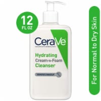 Cerave Hydrating Cream-to-Foam Makeup Remover Face Wash Cleanser