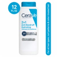 CeraVe Hydrating 2in1 Anti-Dandruff Shampoo + Conditioner, Fragrance Paraben & Sulfate Free Perspective: Main