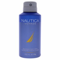 Nautica Voyage Deodorant Body Spray by Nautica for Men - 5 oz Body Spray