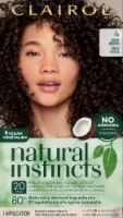Clairol Natural Instincts 4 Dark Brown Hair Color