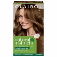 Clairol Natural Instincts 6G Light Gold Brown Hair Dye Kit