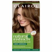 Clairol Natural Instincts 6G Light Gold Brown Hair Dye Kit