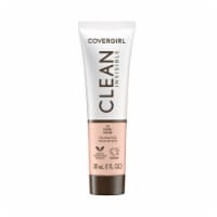 Covergirl Clean Invisible Liquid Foundation 105 Ivory Perspective: Main