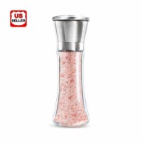 GLAM HOBBY Stainless Steel Salt and Pepper Grinder Shaker Pack of 2