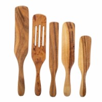 EEEkit Teak Wood Spatula Set of 5