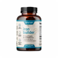 Iron Builder Blood Supplement, Absorbs Easily Raise Hemoglobin Levels 21mg 1 Month