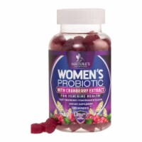 Probiotic for Women Gummies with Cranberry for Feminine Health 120 Gummies