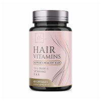 Hair Vitamins with Biotin Vitamin E & C Supports Thicker 60 Capsules