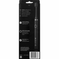 Gleem Electric toothbrush powered by a battery Black Perspective: Main