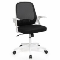 Hivvago Adjustable Mesh Office Chair Rolling Computer Desk Chair with Flip-up Armrest Perspective: Main