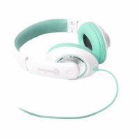 Connectland Binaural Design Teal / White Headset with 40mm Speaker at 20Hz