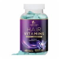 Hair Gummies 5000mcg Hair Gummy Vitamins for Faster, Stronger, Hair Growth 60 Gummies