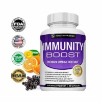 Toplux Supplement Immune System Booster Includes Vitamin C Zinc & Elderberry for Full Support, 90 Capsules - Harris Teeter Toplux Supplement Immune System Booster Includes Vitamin C Zinc & Elderberry for Full Support, 90 Capsules - Harris Teeter