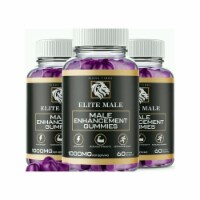 3 Pack Elite Male Gummies Men, Performance Enhancement Formula