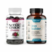Beet Root Sugar Free Nitric Oxide Gummy & Blood Builder Iron Supplement - Bundle