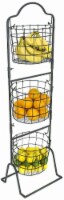 Kitcheniva Fruit And Vegetable Wire Market Basket Stand - Round