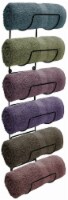 Kitcheniva Wall Mounted Towel Rack Holder - Black